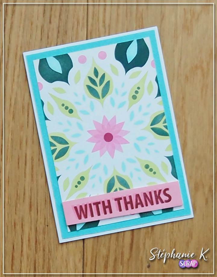 Carte - Remerciement 1