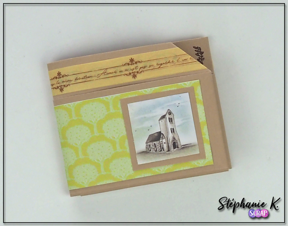 Porte-monnaie - Origami - Vue de face - Fermé