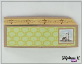 Porte-monnaie - Origami - Vue arrière - Ouvert