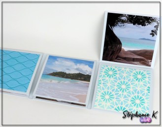 Mini-albums - Thème Azza Au bord de mer - Détail 2