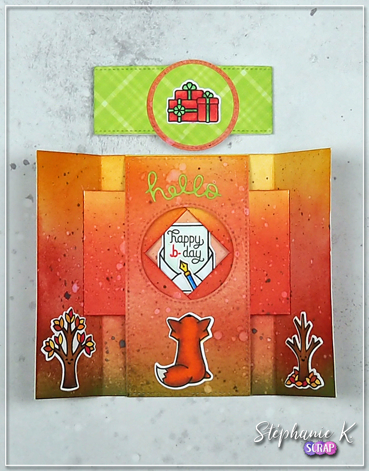 Carte - Anniversaire 12 - Intérieur et ceinture